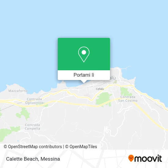 Mappa Calette Beach