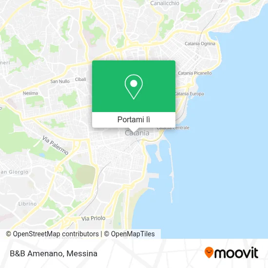 Mappa B&B Amenano