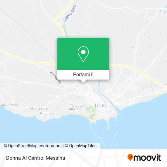 Mappa Donna Al Centro