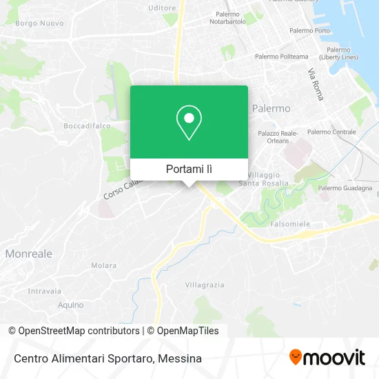 Mappa Centro Alimentari Sportaro
