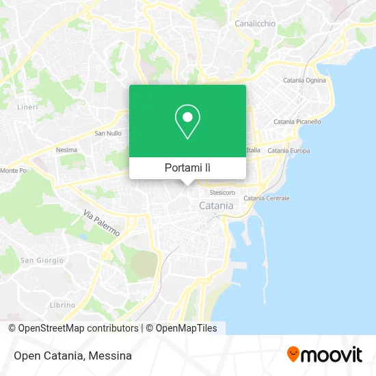 Mappa Open Catania
