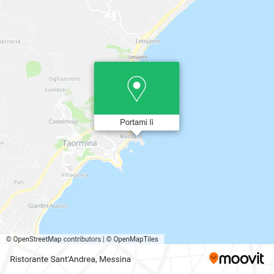 Mappa Ristorante Sant'Andrea