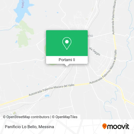 Mappa Panificio Lo Bello