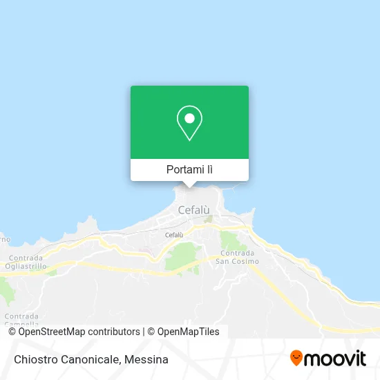Mappa Chiostro Canonicale