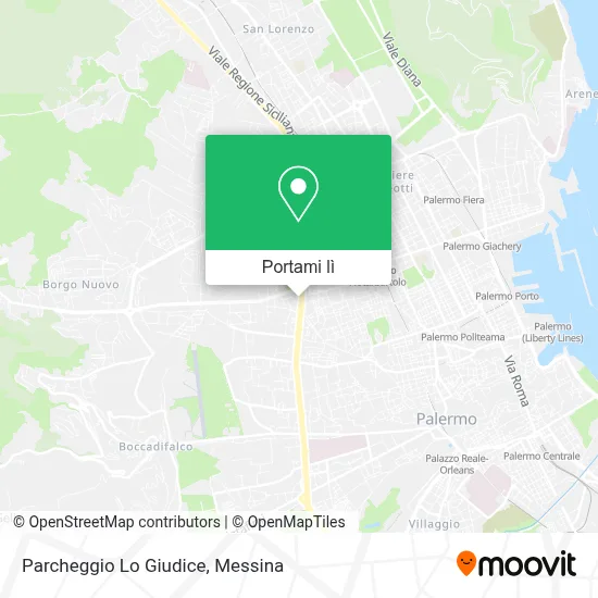 Mappa Parcheggio Lo Giudice
