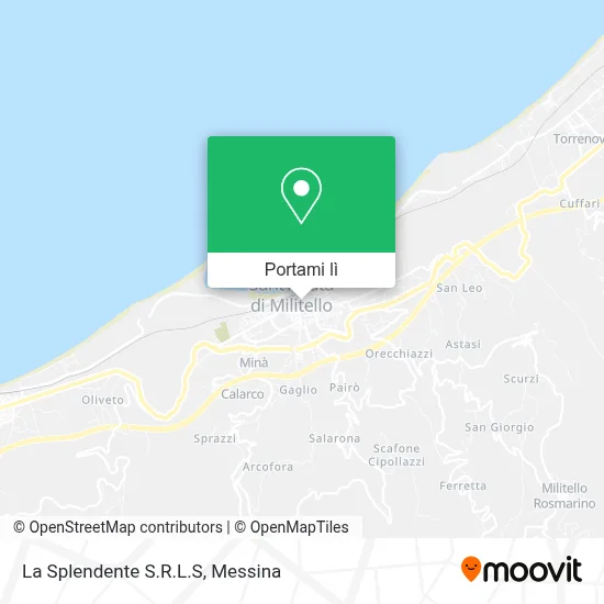 Mappa La Splendente S.R.L.S