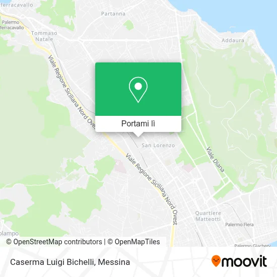Mappa Caserma Luigi Bichelli