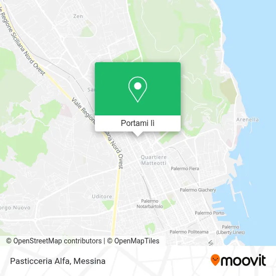 Mappa Pasticceria Alfa