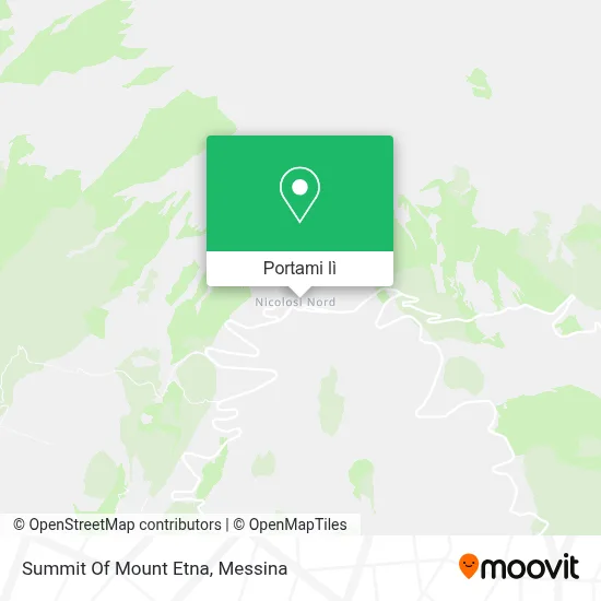 Mappa Summit Of Mount Etna