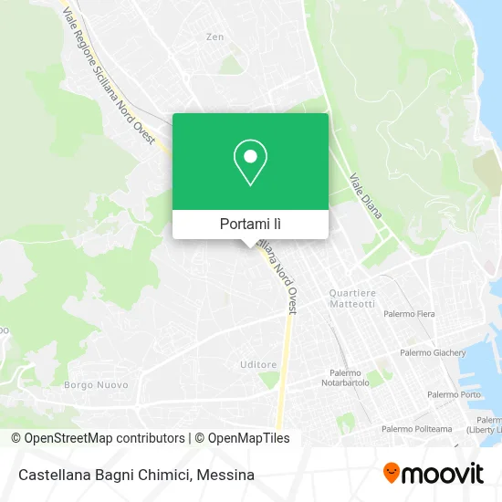 Mappa Castellana Bagni Chimici