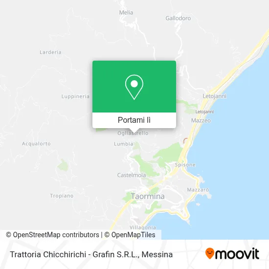Mappa Trattoria Chicchirichi - Grafin S.R.L.