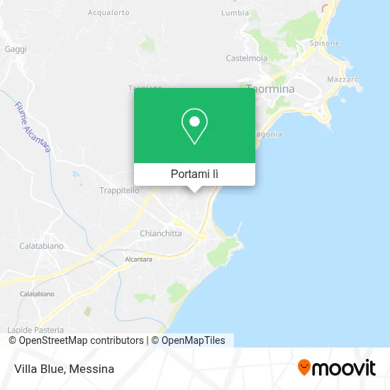 Mappa Villa Blue
