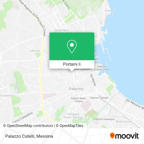 Mappa Palazzo Cutelli
