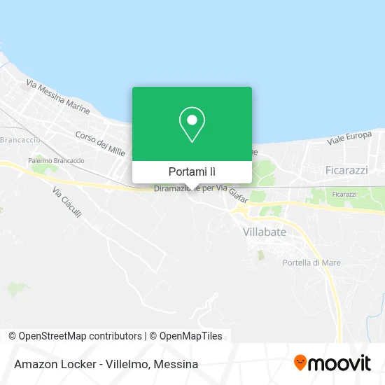 Mappa Amazon Locker - Villelmo