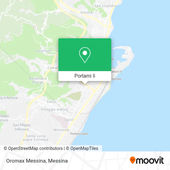 Mappa Oromax Messina