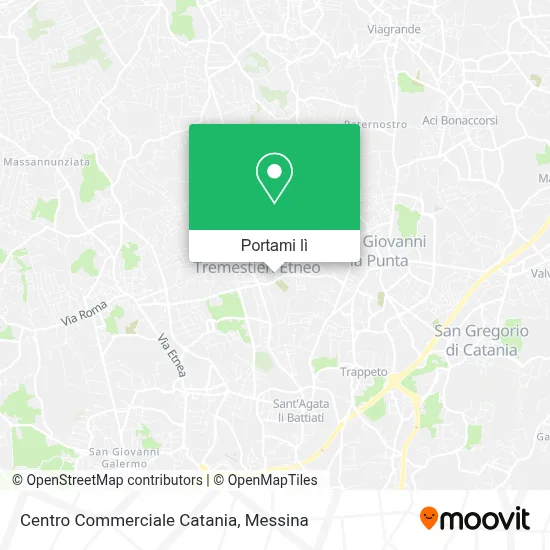 Mappa Centro Commerciale Catania