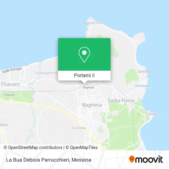 Mappa La Bua Debora Parrucchieri