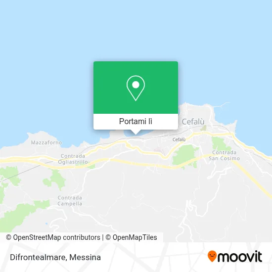 Mappa Difrontealmare