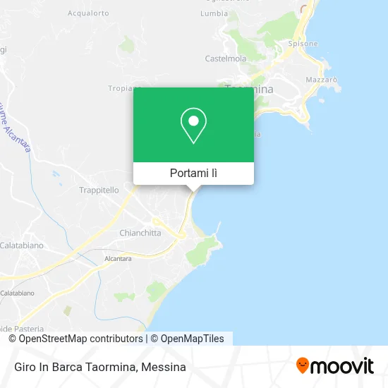 Mappa Giro In Barca Taormina
