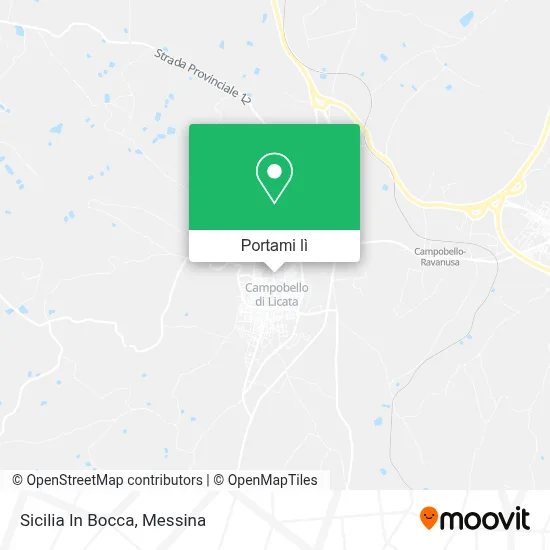 Mappa Sicilia In Bocca