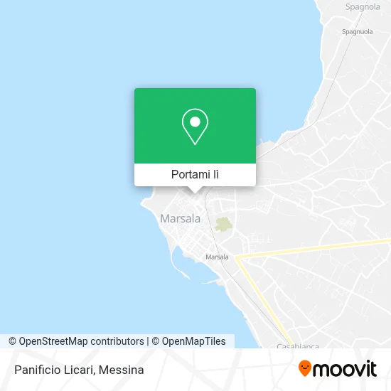 Mappa Panificio Licari