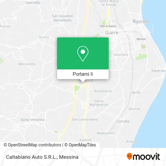 Mappa Caltabiano Auto S.R.L.