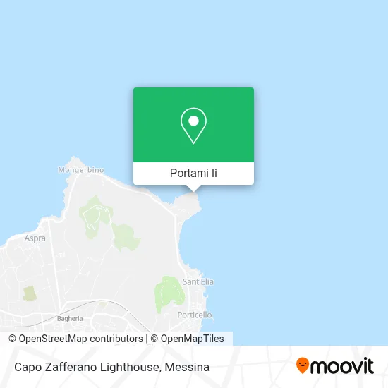 Mappa Capo Zafferano Lighthouse