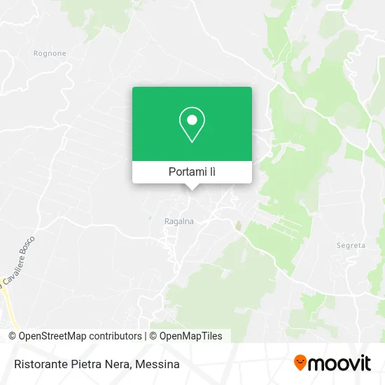 Mappa Ristorante Pietra Nera