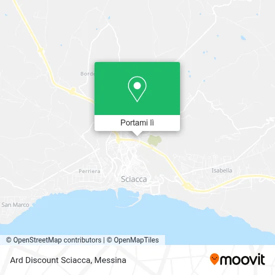 Mappa Ard Discount Sciacca