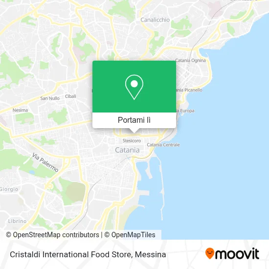 Mappa Cristaldi International Food Store