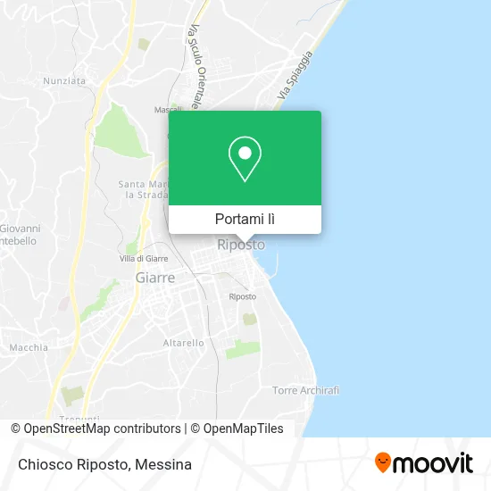Mappa Chiosco Riposto