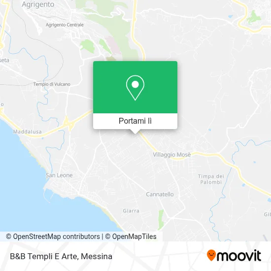 Mappa B&B Templi E Arte