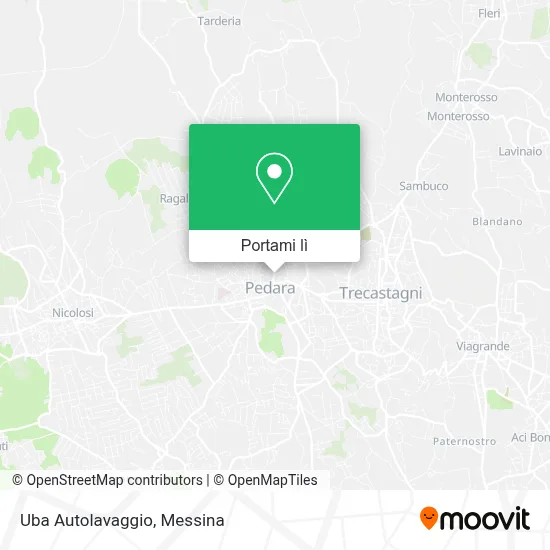 Mappa Uba Autolavaggio