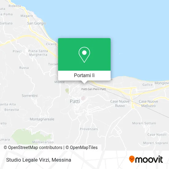 Mappa Studio Legale Virzi