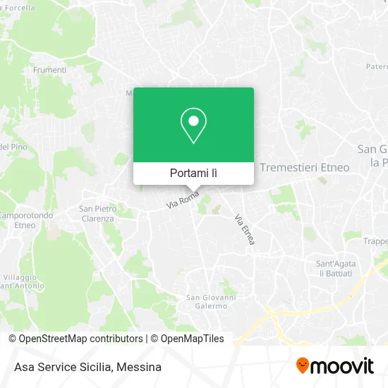 Mappa Asa Service Sicilia