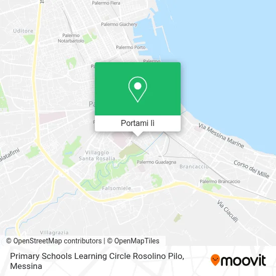 Mappa Primary Schools Learning Circle Rosolino Pilo