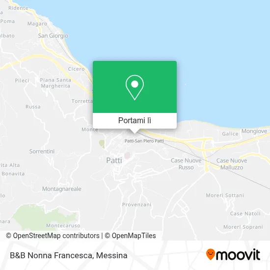Mappa B&B Nonna Francesca
