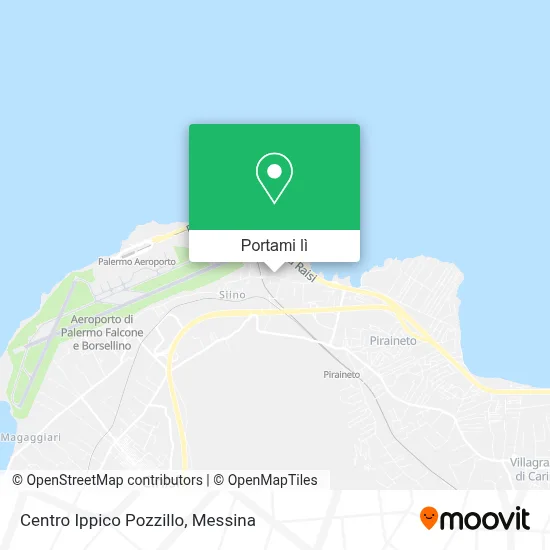 Mappa Centro Ippico Pozzillo