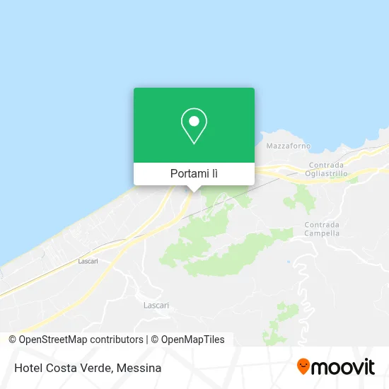 Mappa Hotel Costa Verde