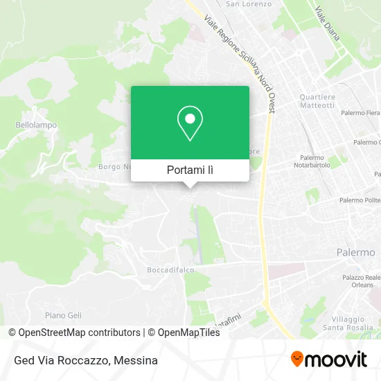 Mappa Ged Via Roccazzo