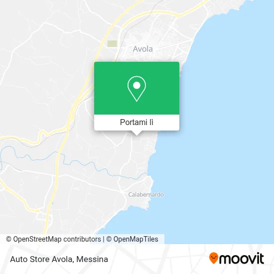 Mappa Auto Store Avola