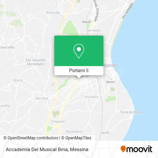 Mappa Accademia Del Musical Bma