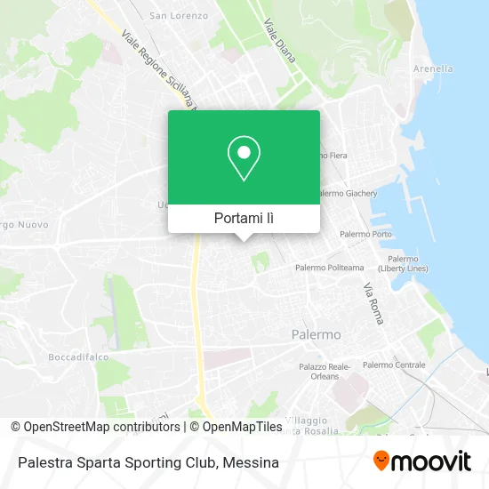 Mappa Palestra Sparta Sporting Club