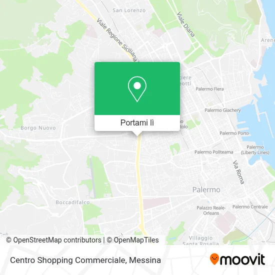 Mappa Centro Shopping Commerciale
