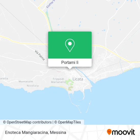 Mappa Enoteca Mangiaracina