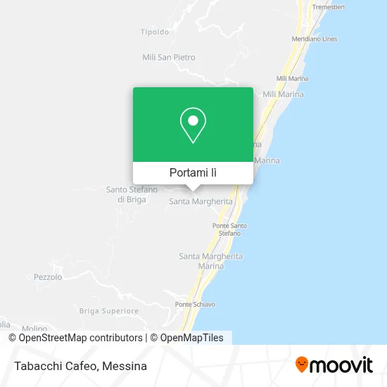 Mappa Tabacchi Cafeo