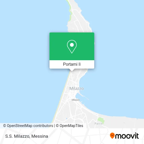 Mappa S.S. Milazzo