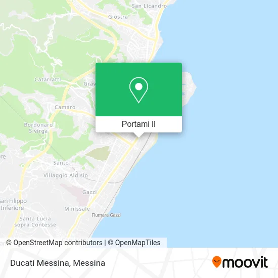 Mappa Ducati Messina