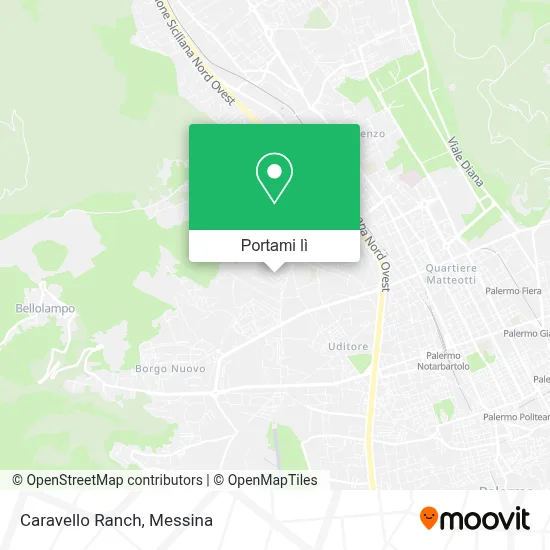 Mappa Caravello Ranch