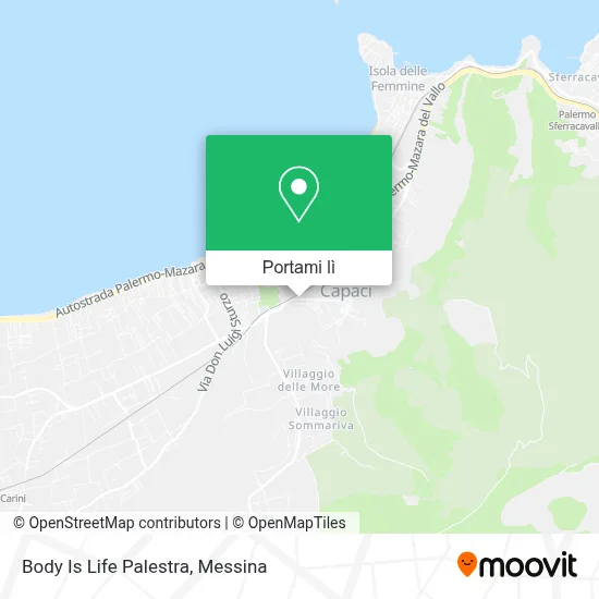 Mappa Body Is Life Palestra